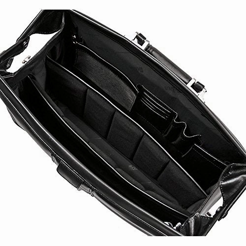 McKlein USA HARRISON V series 17" Partners Laptop Lawyers Briefcase in Black