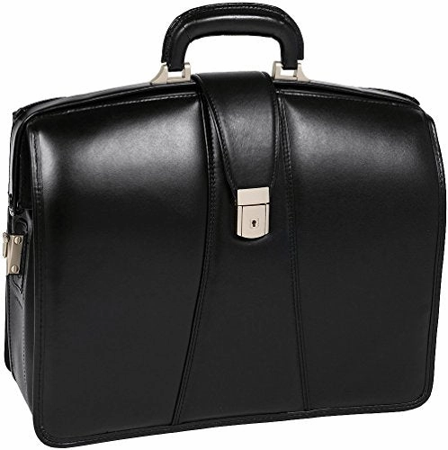 McKlein USA HARRISON V series 17" Partners Laptop Lawyers Briefcase in Black