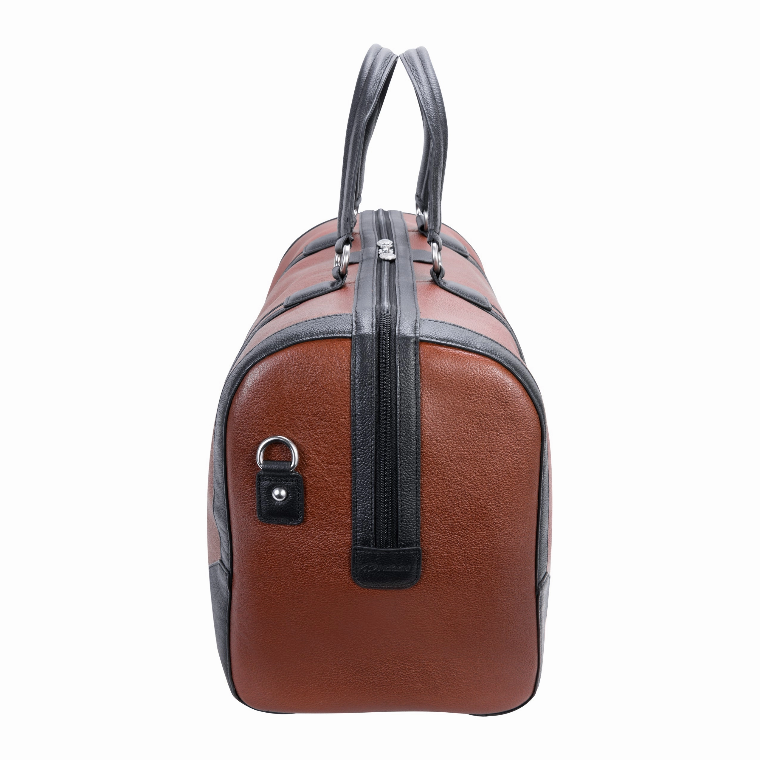 McKlein USA Kinzie 20" Leather Two-Tone Tablet Carry-All Duffel