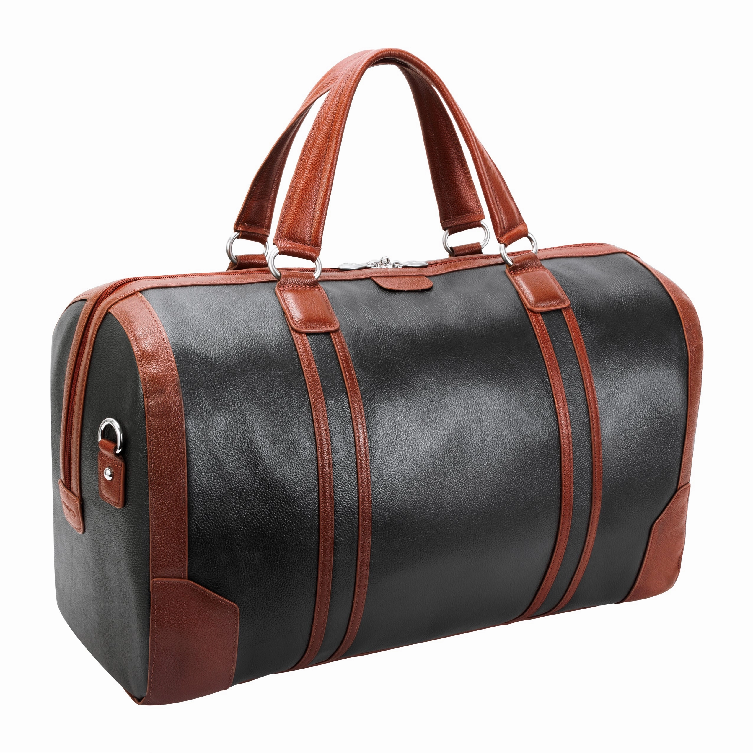 McKlein USA Kinzie 20" Leather Two-Tone Tablet Carry-All Duffel