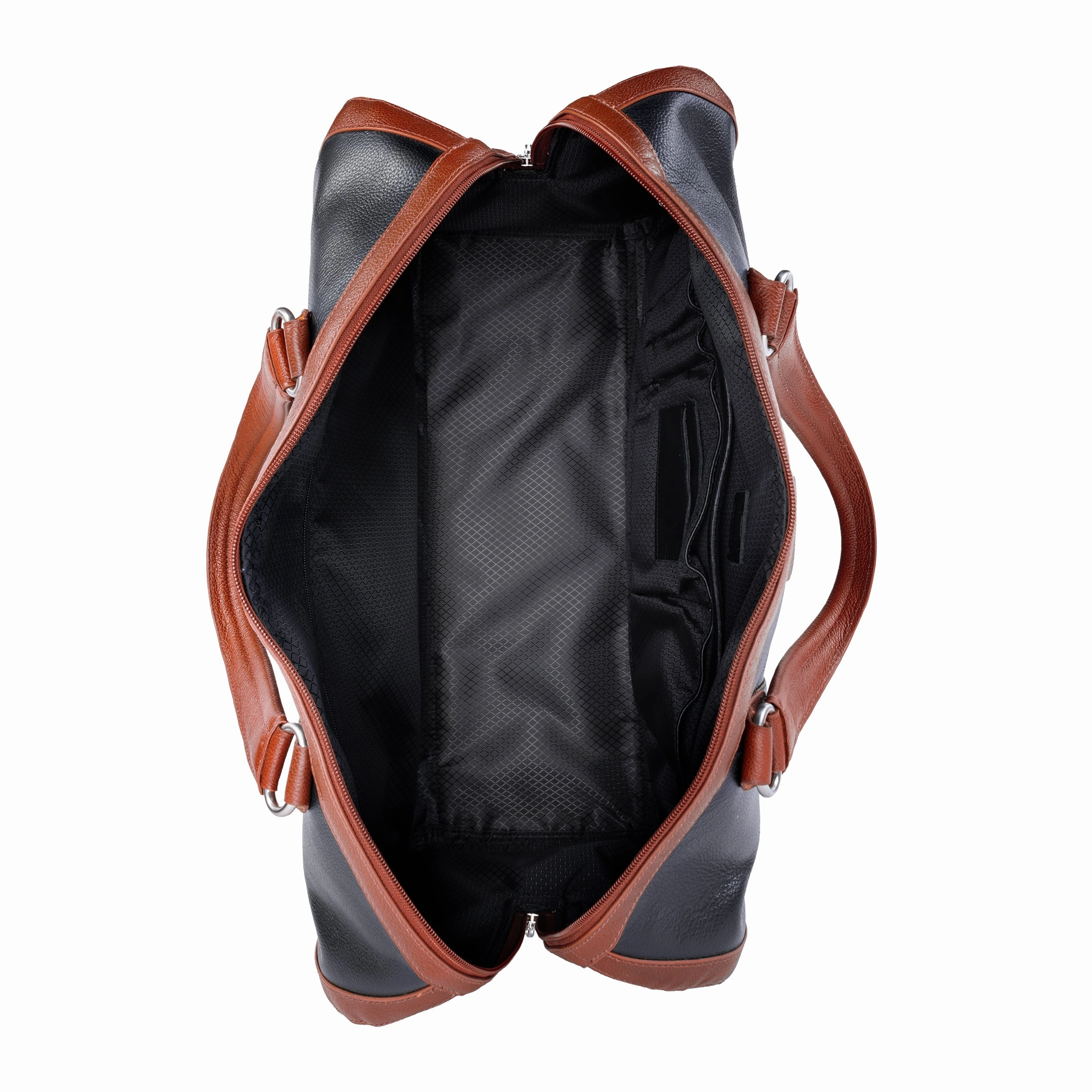 McKlein USA Kinzie 20" Leather Two-Tone Tablet Carry-All Duffel