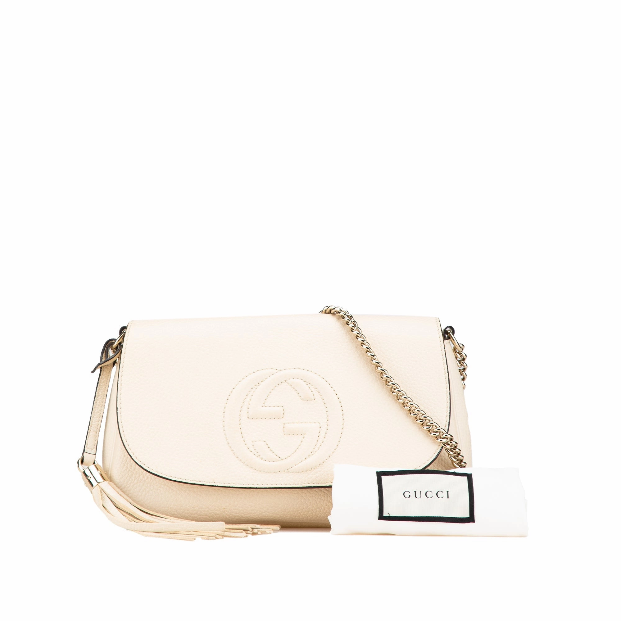 Medium Leather Soho Chain Flap Crossbody