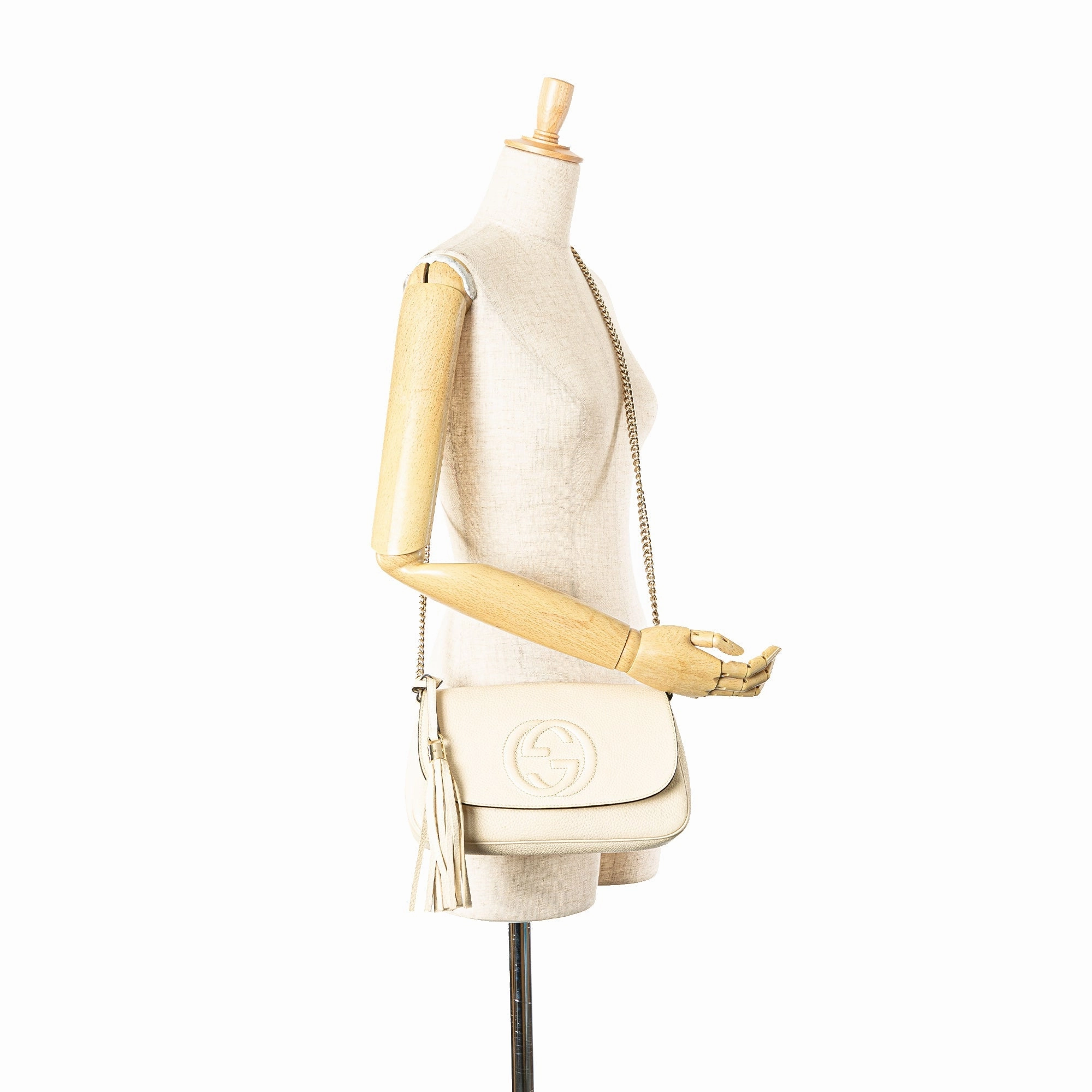 Medium Leather Soho Chain Flap Crossbody