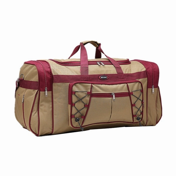 Men Large Capacity Shoulder Travel Bag Women Carry On Luggage Bag Male Big Duffel Pouch Handbag