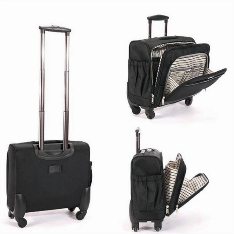 Men'S And Women'S Business Travel Luggage,Universal Wheel Trolley Case,Light Suitcase,Computer