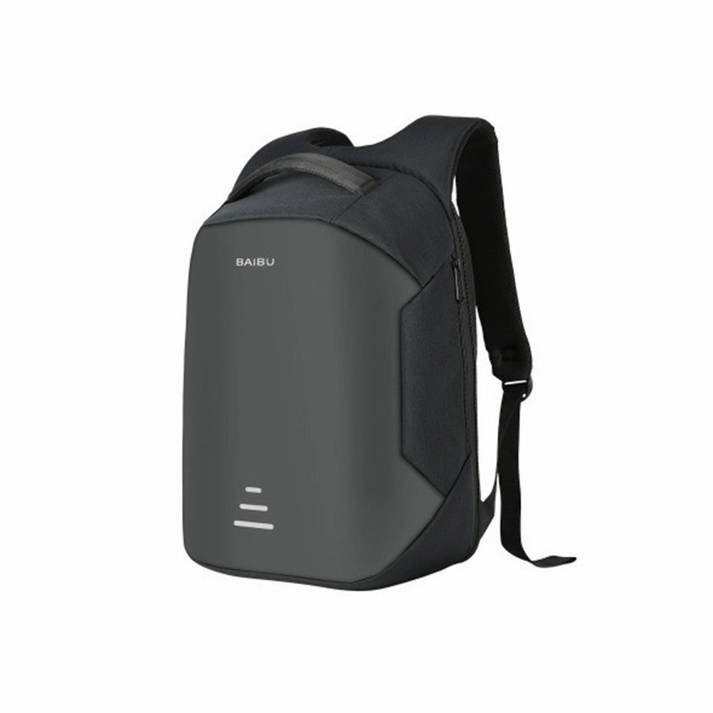 Men'S Waterproof Charging Backpack Business Satchel Bag Large Capacity Laptop Backpack With Usb