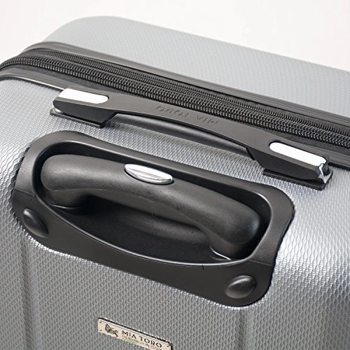 Mia Toro Fabrii Hardside Spinner 20'' Carry-on, Black