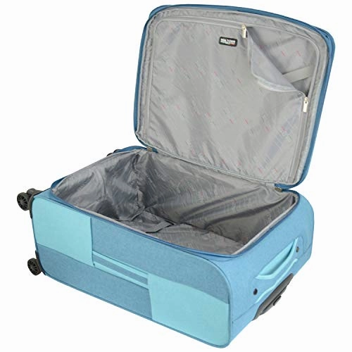 Mia Toro M1134-28In-Blu Italy Vasto Softside 28 Inch Spinner, Blue