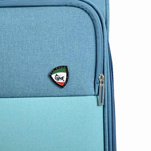 Mia Toro M1134-28In-Blu Italy Vasto Softside 28 Inch Spinner, Blue