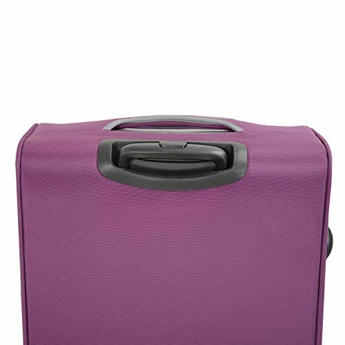 Mia Toro M1136-20In-Blu Italy Sardinia Softside Spinner 20" Carry-On, Blue