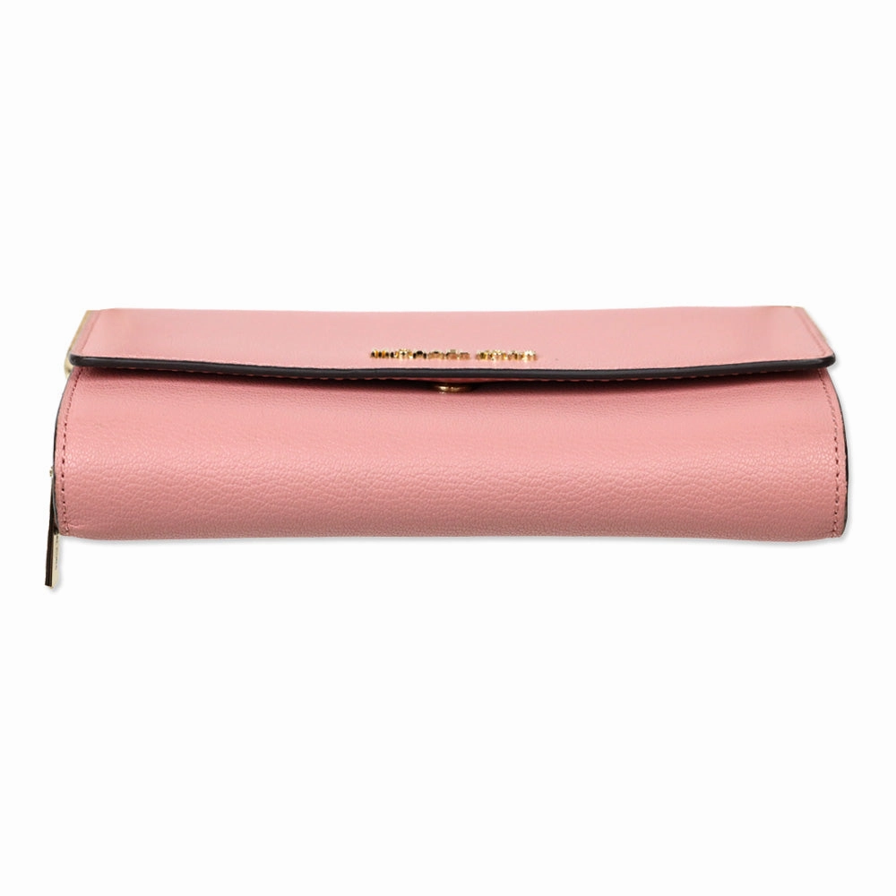 Michael Kors Jet Set Large Pink Leather Crossbody Bag
