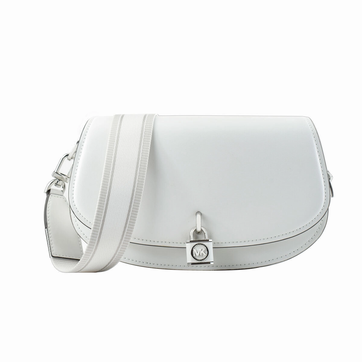Michael Kors Mila White Shoulder Crossbody Bag