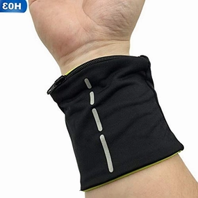 Mikash Travel Running Money Wrist Wallet Purse Pocket Sport Gym Key Coin ID Card Zipper | Model