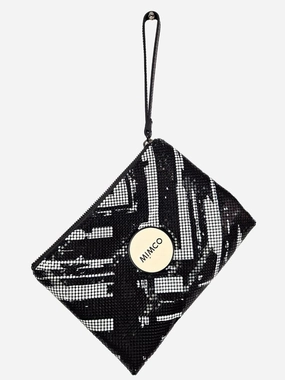 Mimco Brushstroke Glomesh Clutch