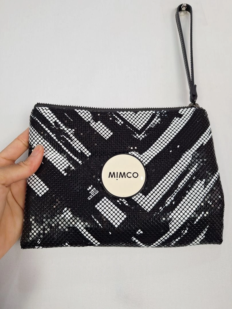 Mimco Brushstroke Glomesh Clutch