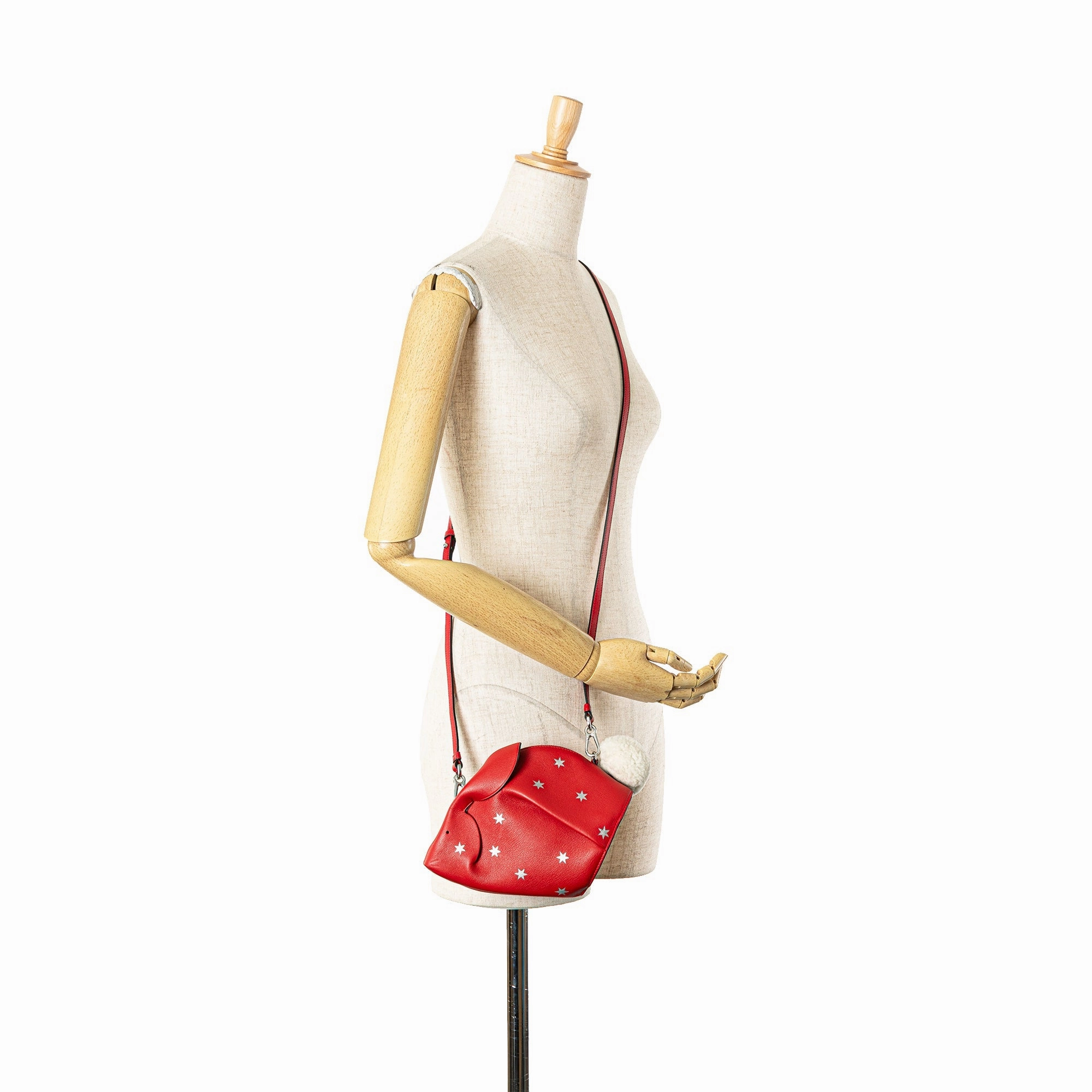 Mini Calfskin Bunny Star Crossbody