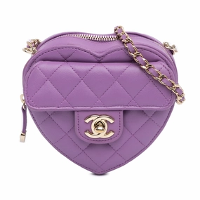 Mini Lambskin CC in Love Heart Crossbody