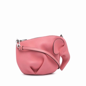 Mini Leather Elephant Crossbody