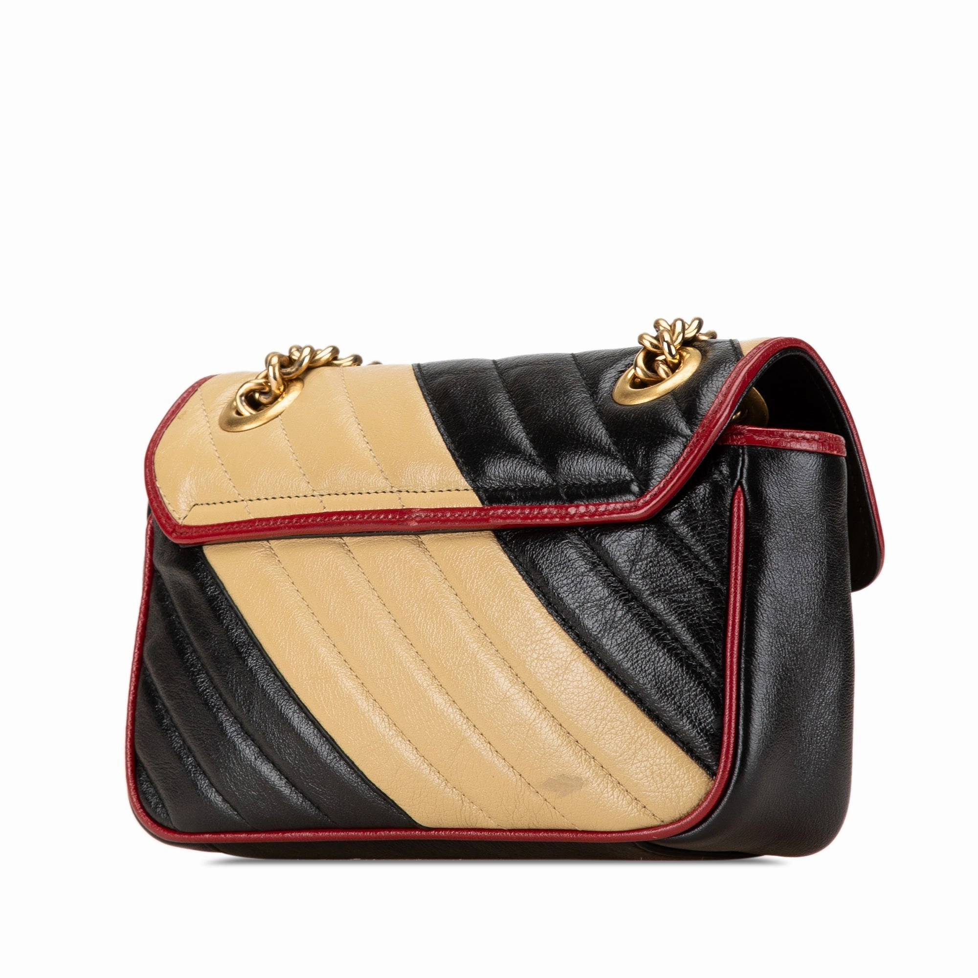 Mini Leather GG Marmont Torchon Crossbody
