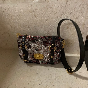 Miu Miu Sequined Mini Crossbody Bag Multicolor
