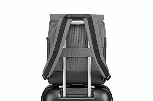 Moleskine ID Backpack, Slate Grey - for Work, School, Travel & Everyday Use, Space for Devices, Tablet, Laptop, Chargers, Notebook Planner or Organizer, Padded Adjustable Straps Secure Zipper