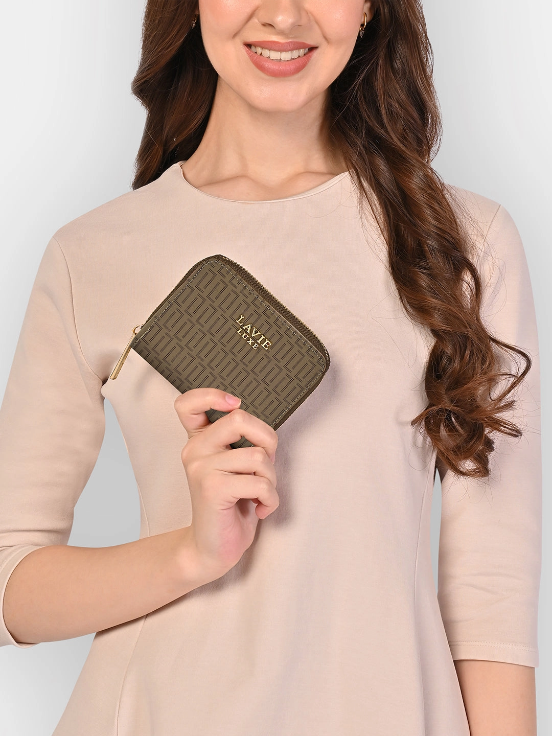 Mono Flap25 Zip Around Small Wallet