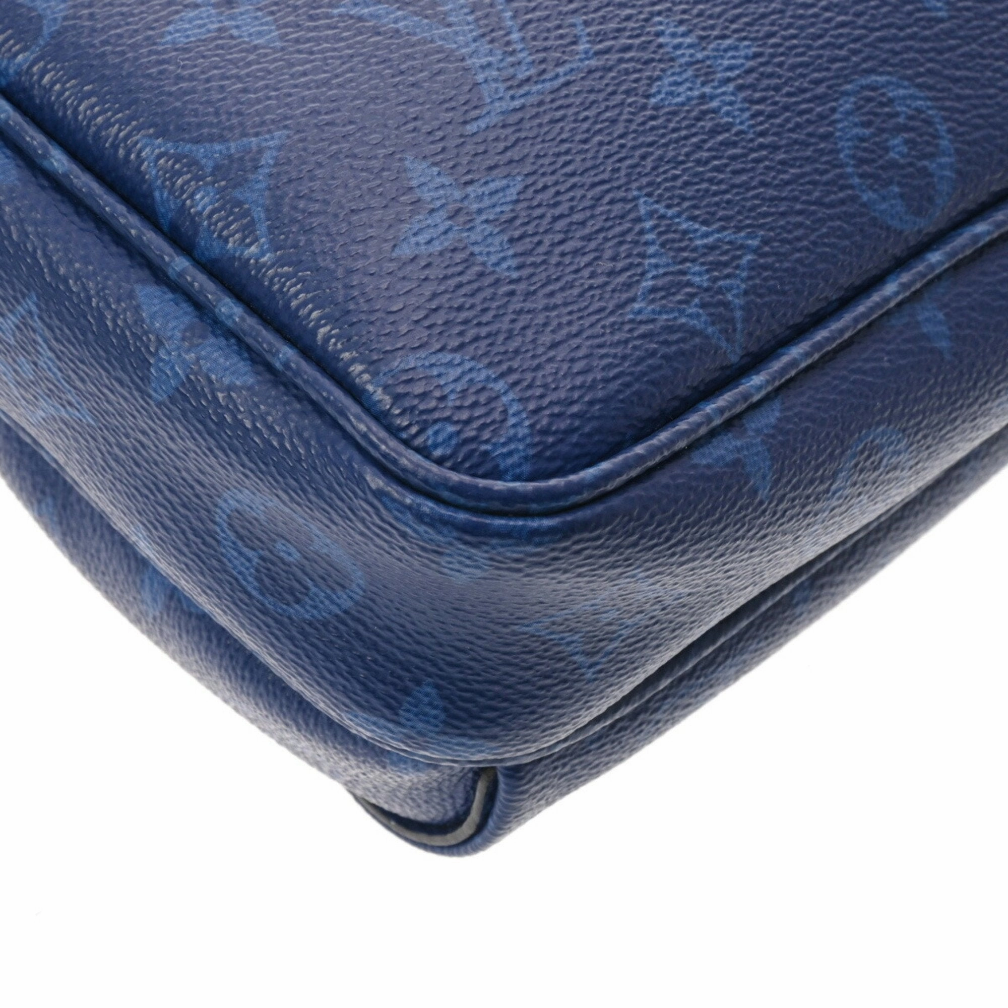 Monogram Denim Blue Crossbody Bag