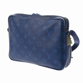 Monogram Denim Blue Crossbody Bag