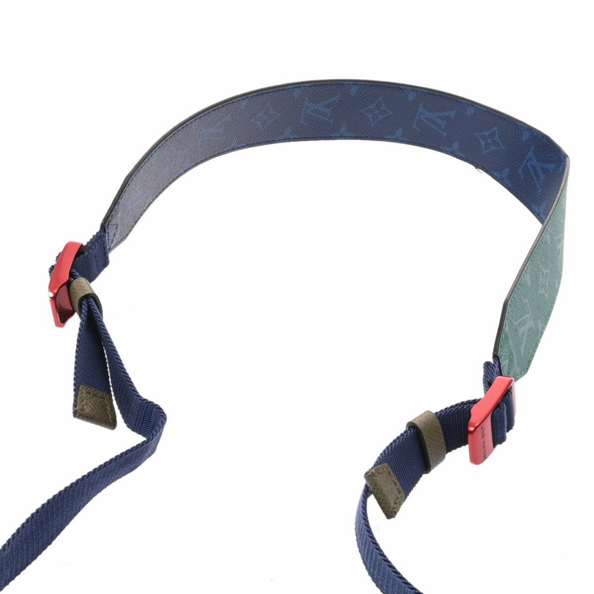 Monogram Denim Blue Crossbody Bag