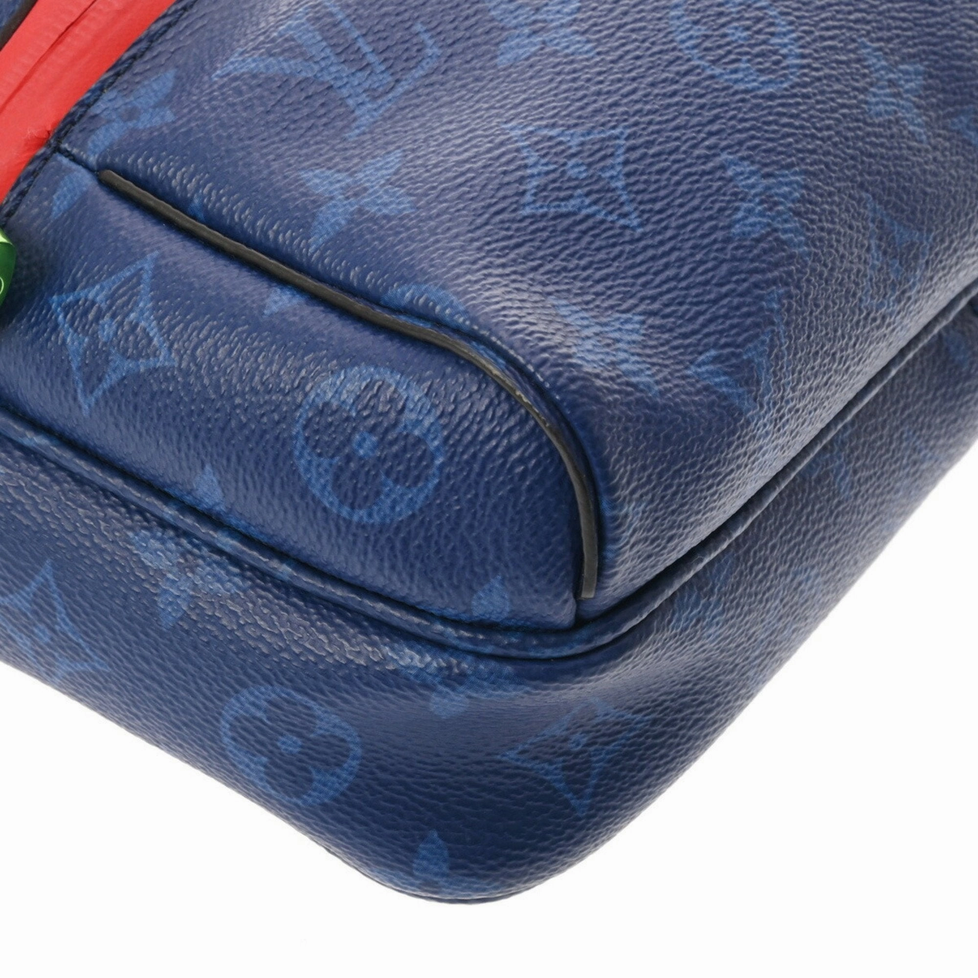 Monogram Denim Blue Crossbody Bag
