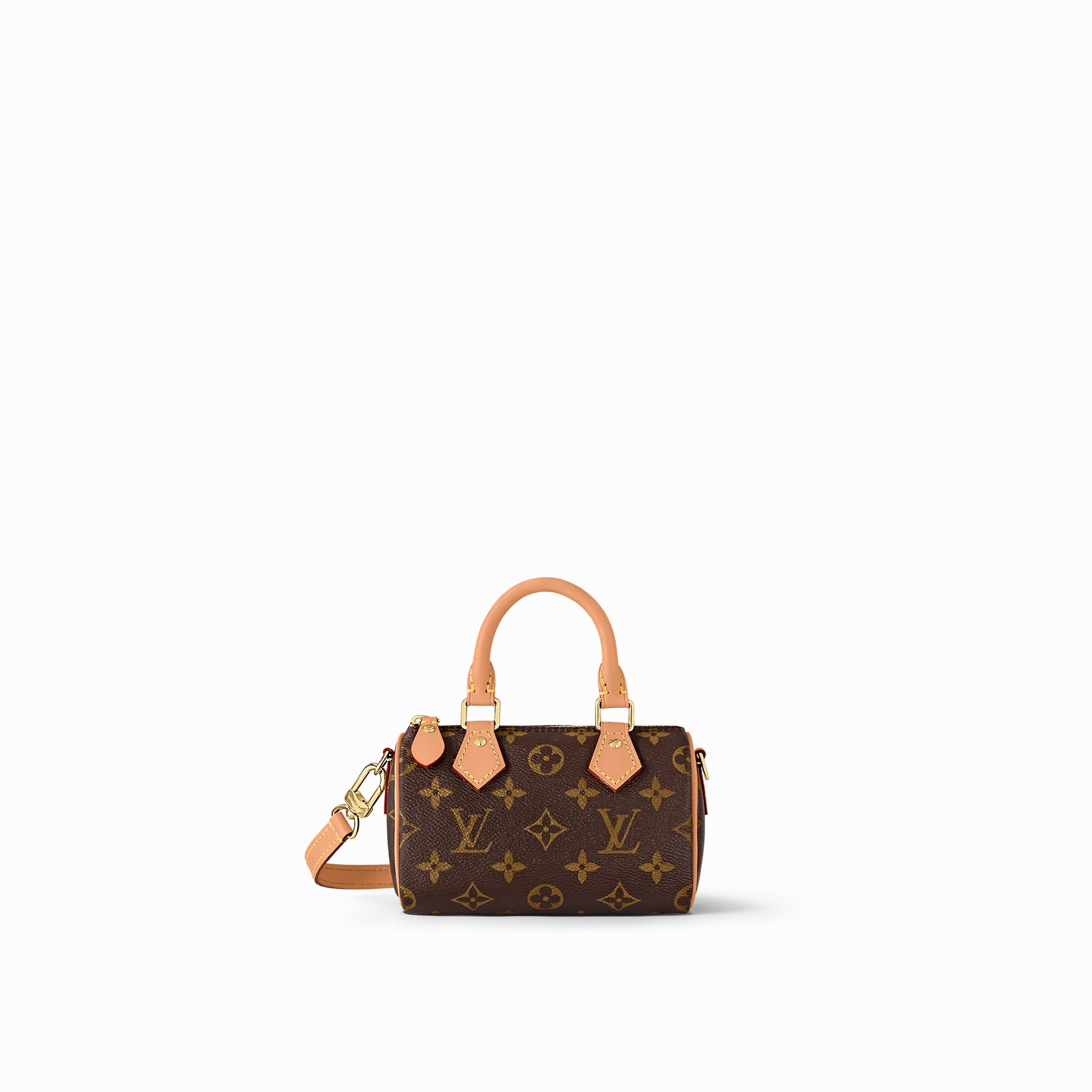 Monogram Nano Speedy Leather Crossbody Bag for Women