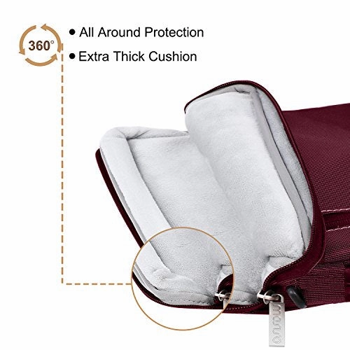 MOSISO 360 Protective Laptop Shoulder Bag Compatible 13-13.3 Inch MacBook Pro, MacBook Air with