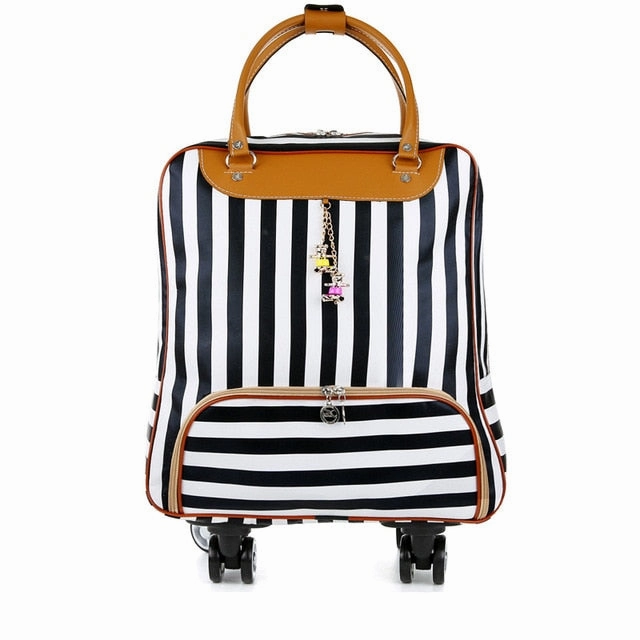 Mulheres Saco Da Bagagem De Rolamento, Cabine Mala De Viagem, Caixa Do Trole Leve, Moda-Carry Ons