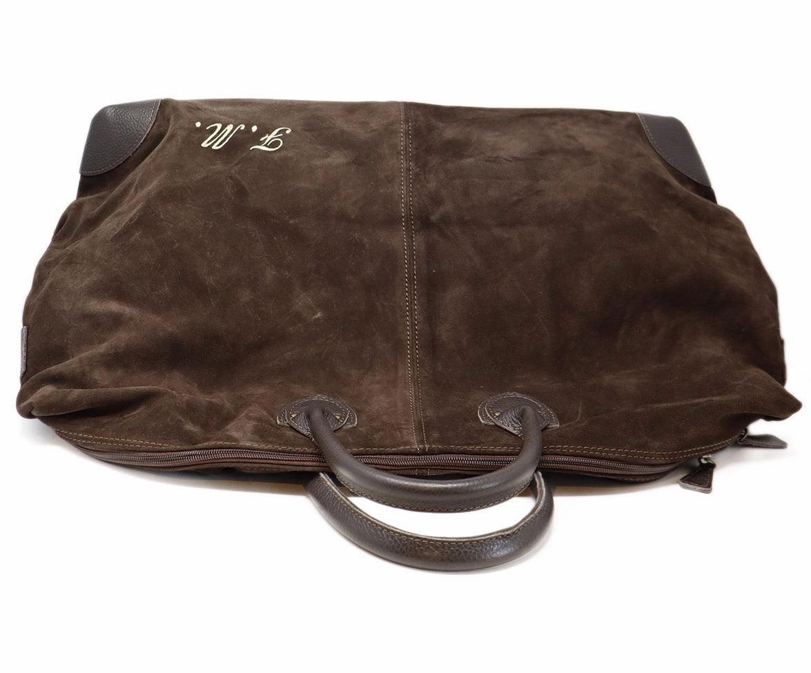My Style Bags Milano Brown Suede Travel Bag