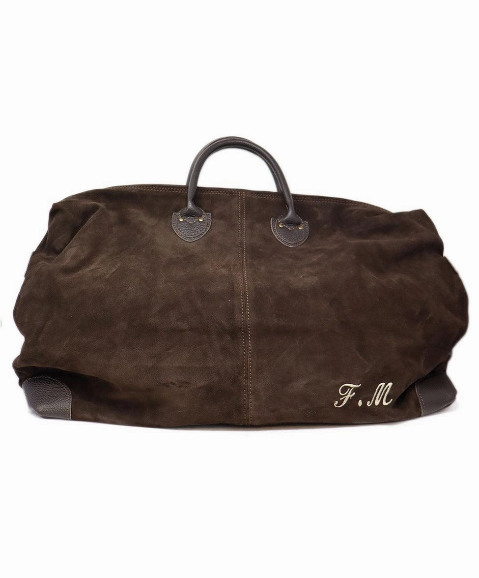 My Style Bags Milano Brown Suede Travel Bag