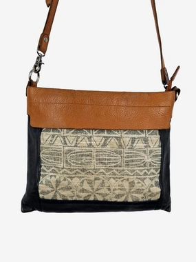 Nancybird Crossbody Contrast Leather Bag