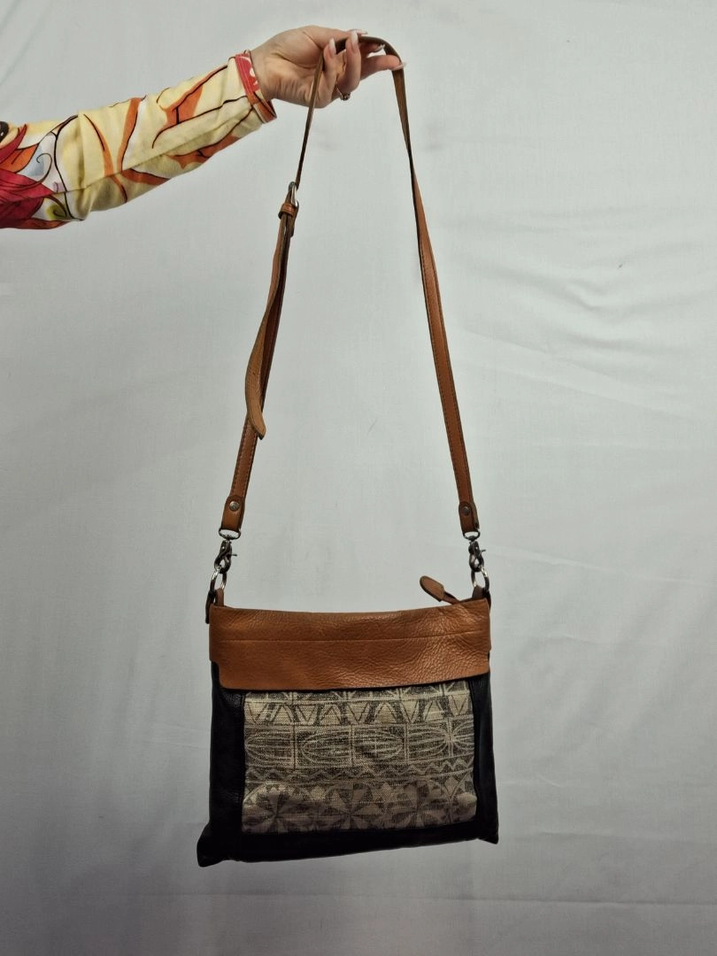 Nancybird Crossbody Contrast Leather Bag