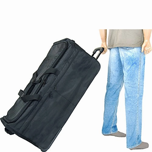 Netpack 35" Ultra Simple Wheeled Duffel (Black)