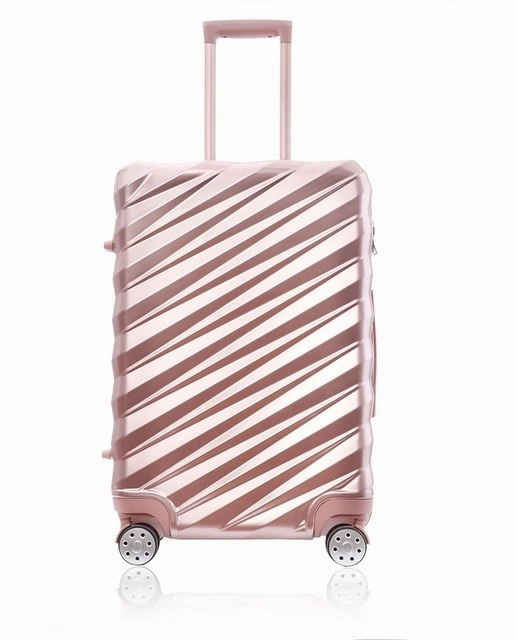New Fashion Zipper Abs Pc Case Rolling Luggage Spinner Suitcases Wheel 20 Inch Business Carry On
