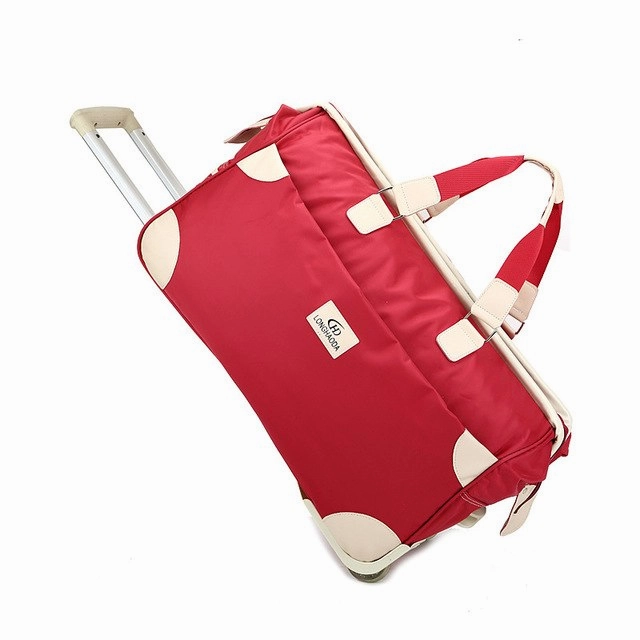 New Waterproof Travel Bag Men Women Trolley Bag Large Capacity Oxford Duffle Bag Unisex Carry On