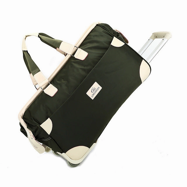 New Waterproof Travel Bag Men Women Trolley Bag Large Capacity Oxford Duffle Bag Unisex Carry On