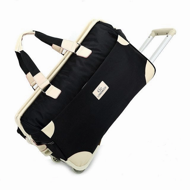 New Waterproof Travel Bag Men Women Trolley Bag Large Capacity Oxford Duffle Bag Unisex Carry On