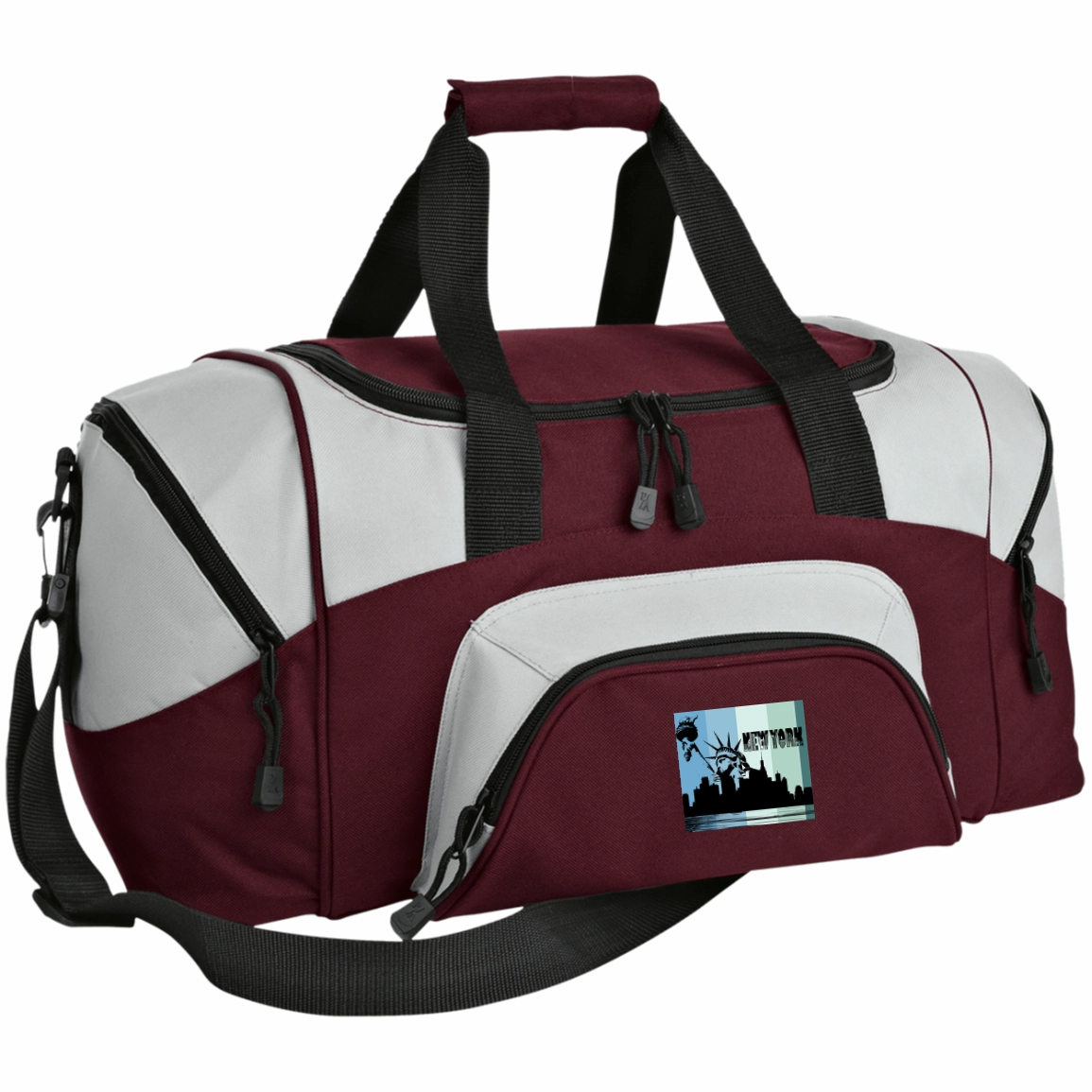 New York New York - Travel Experts Colorblock Sport Duffel Bag