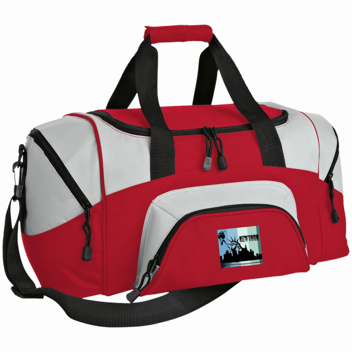 New York New York - Travel Experts Colorblock Sport Duffel Bag