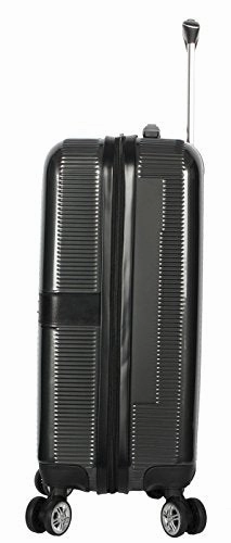 Nicole Miller New York Ria Collection Hardside 20" Luggage Spinner (20 in, Ria Charcoal)