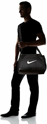 Nike Brasilia Training Duffel Bag, Black/Black/White, X-Small
