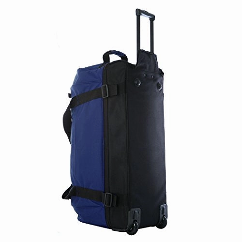 Olympia 30" Drop Bottom Rolling Duffel, Navy