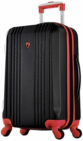 Olympia Apache Ii 21" Carry-on Spinner, BLACK RED