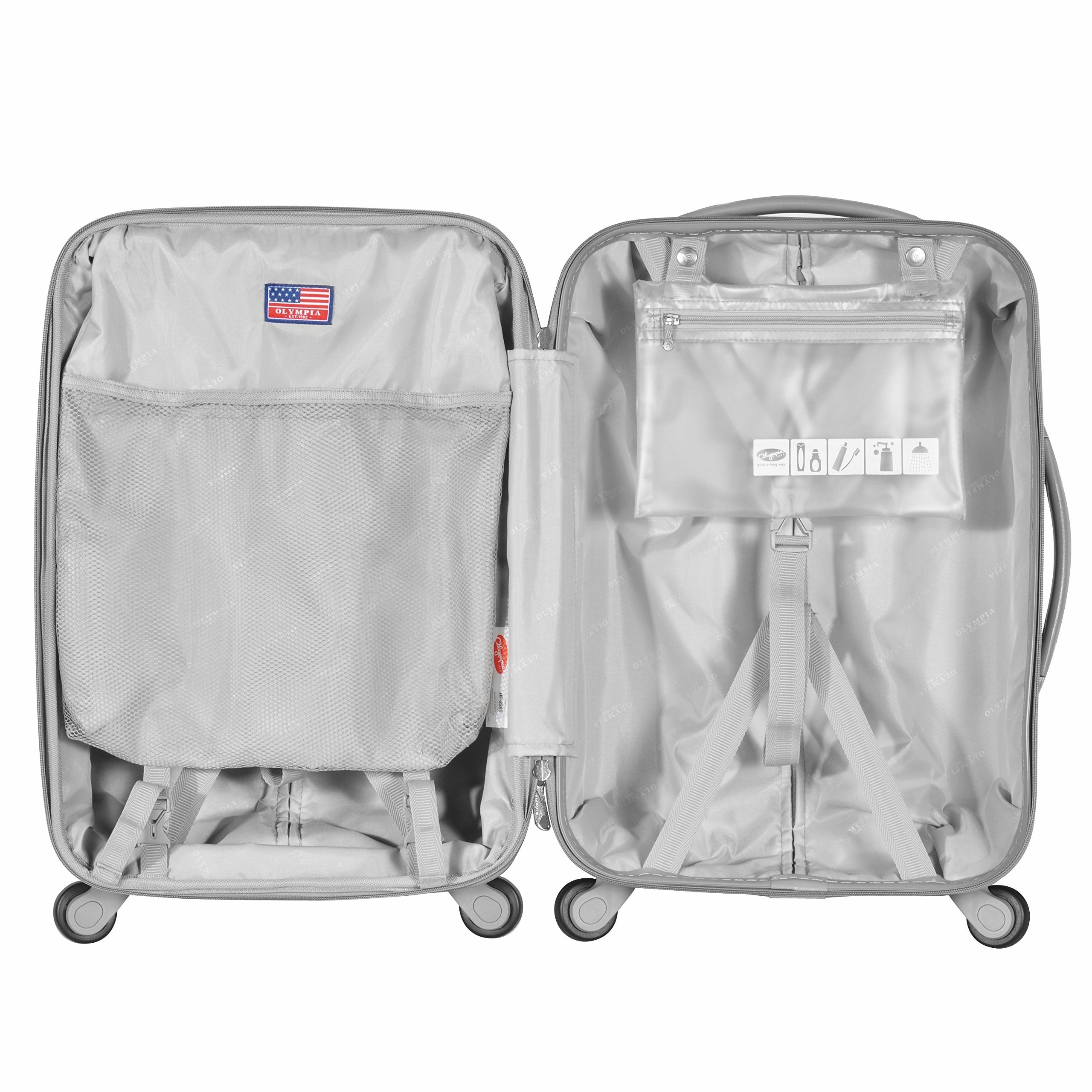 Olympia Denmark 21" Carry-on Spinner, Teal