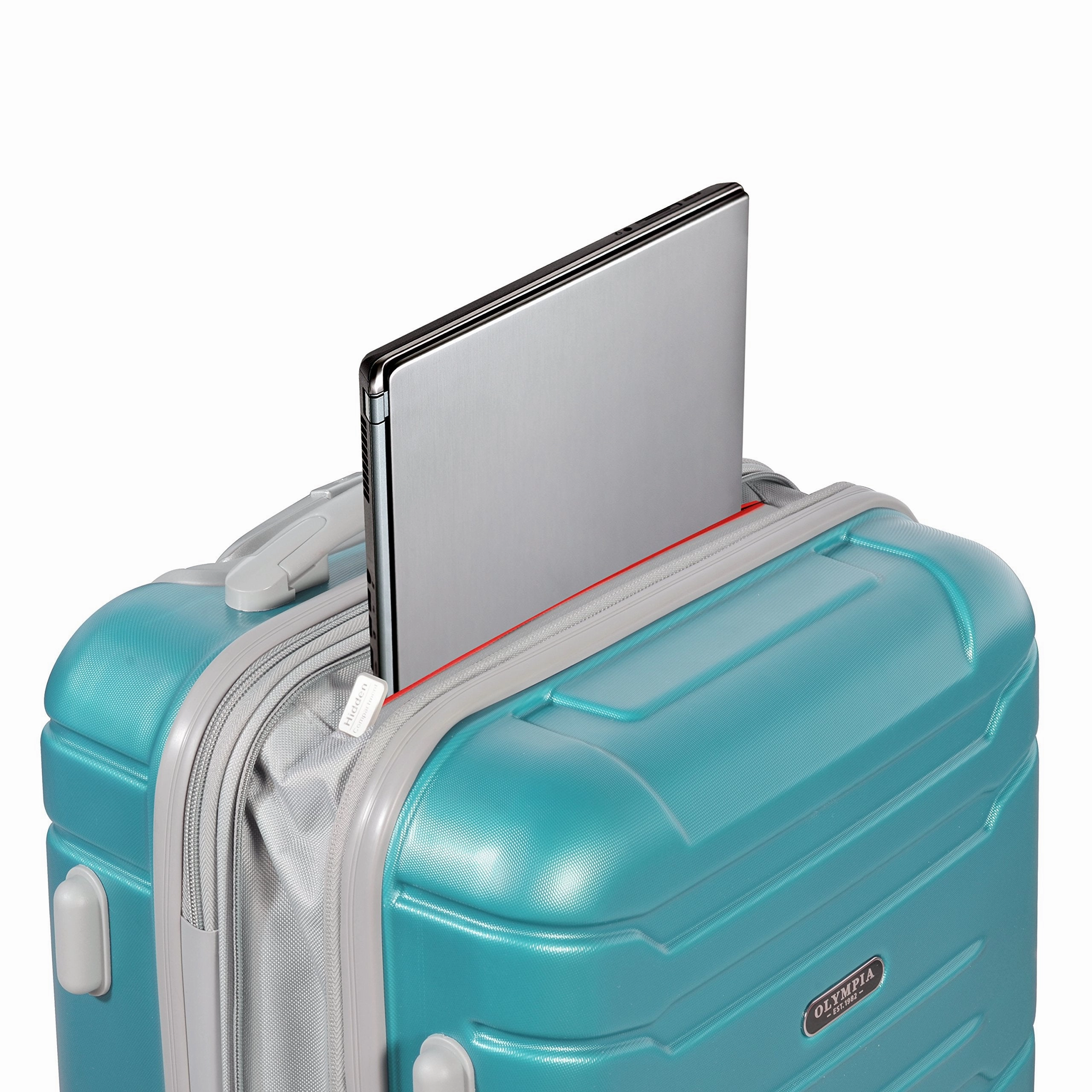 Olympia Denmark 21" Carry-on Spinner, Teal